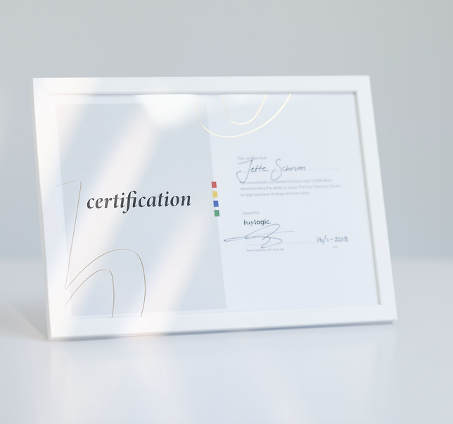 Certificering i BuyLogic